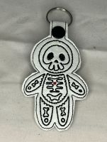 Skelton snap tab/ keychain